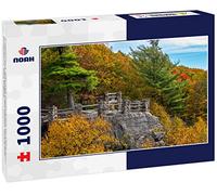 Noah Puzzle Coopers Rock State Park Overlook Over The Cheat River in Narrow Wooded Gorge in The Autumn. Park is Near Morgantown, West Virginia 1000 Pieces