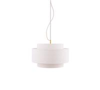 Globen Lighting Suspension Noah Ø50 cm Bouclé blanc