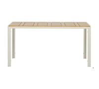Noah table de jardin 150x90 cm décor teck.