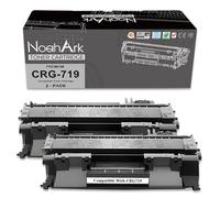NoahArk Cartouches de toner compatibles avec Canon 719 CRG719 CRG-719 pour 251dw 252dw 253x 6300dn 6310dn 6650dn 6670dn 6680x 411dw 416dw 418x 419x 5840dn 5880dn 5940db N 5980dw 6140dn 6180dw (2 noirs