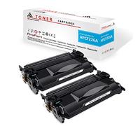 NoahArk Compatible 26A CF226A CF226X Cartouche d'encre pour LaserJet Pro M402dn M402d M402n M402dne M402dw Toner LaserJet Pro MFP M426dw M426fdw M426fdn M426 Imprimante (2 Noir)