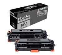 NoahArk Compatible avec 205A CF530A Cartouche de Toner de Remplacement pour HP Color Laserjet Pro M181FW M181 M180 180N HP Color Laserjet Pro M154A M154NW M154 imprimante (2 Noir)