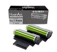 NoahArk Compatible pour CLT-R406 R406 CLT-R404 Unités de Tambour Remplacement pour Samsung C410W CF460FW C460W CLP-360 CLP-365 CLX-3305 CLP-365W CLX-3305FW CLX-3300 CLX-3305FN CLX-3305W (2 Paquets)
