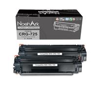 NoahArk Lot de 2 Cartouches de Toner compatibles avec Canon CRG 725 CRG-725 pour Canon LBP-6000 LBP-6000b LBP-6020 LBP-6020b LBP-6030 LBP-6030b LBP-6030 LBP-6030w MF3010 (2 Noires)