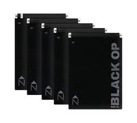 Noaks Bag Black OP Sac étanche, Taille XL, 5 pièces Sacs Zip avec Fermeture hermétique, Noir