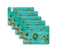 Noaks Bag Flower Sac étanche, Taille XS, 5 pièces Sacs Zip avec Fermeture hermétique, Fleur