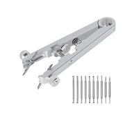 NOALED Ensemble d'outils de Pince à Ressort de Montre avec 10 Broches durables, pour Bracelets de Montre, kit de réparation de Retrait de Bracelet, Outil de réparation de Montre