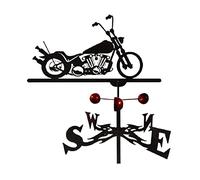 NOALED Girouette pour toits, girouettes pour Grand Jardin, girouette pour clôture, pour abris extérieurs, Toit de Cour en Fer, granges coupoles, décoration-Moto Harley