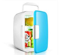 NOALED Mini réfrigérateur 4L/6L Petit réfrigérateur de Voiture Compact avec congélateur pour Maisons, Chambres, Bureaux, dortoirs - Réfrigérateur Portable pour Soins de la Peau (Couleur : 4Lbleu) (4