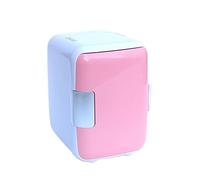 NOALED Réfrigérateur de Voiture 4L Rose Mini réfrigérateur dortoir Petit ménage Portable Voiture réfrigérateur Voiture Double Usage boîte de Refroidissement et de Chauffage