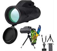 NOALED Télescope monoculaire Haute définition 80x100, Nouveau monoculaire étanche, portée Haute Puissance avec Support pour Smartphone et trépied pour Jeu de Balle/Visite/