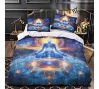 NOASDGYEI Formules mathématiques Parure de Lit Microfibre Hypoallergique Imprimé en 3D Léger Housse de Couette Fermeture Éclair Super Douce Respirante for Enfants Garçons Filles Double（200x200cm）