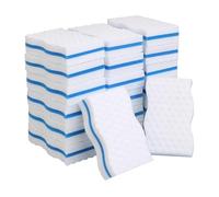 Noaxylic 20 Pièces Eponges Magiques Blanches, Éponge Propre Réutilisables | Éponge de Dépoussiérage Multifonctionnel Eponge de Nettoyage Lavable pour Enlever Tâches Sur Murs Baignoire Cuisine Nettoyage