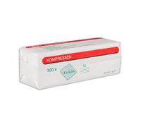 NOBA Compresses de gaze non stériles 12 plis 100 pièces 5 x 5 cm