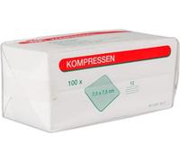 NOBA Compresses de gaze non stériles 12 plis 100 pièces 7,5 x 7,5 cm