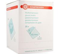 Noba Compresses Stériles 8 Plis 10x10cm 25 Pièces (9320195)