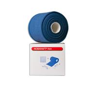 NOBA Nobahaft Bande de fixation cohésive fine 20 m x 8 cm bleu