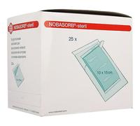 Noba Nobasorb Steril Compresse Absorbant Stérile 10x15cm 25 Pièces