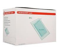 Noba Nobasorb Steril Compresse Absorbant Stérile 10x20cm 25 Pièces