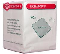 NOBA Nobatop 8 compresses non stériles en non-tissé 4 couches 100 pièces 10 x 10 cm