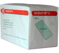 NOBA Nobatop 8 compresses non stériles en non-tissé 4 couches 100 pièces 10 x 20 cm