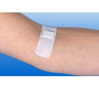 NOBA Rudablock® Pansements de dialyse 2,5 cm x 8,5 cm blanc 100 pièces