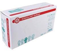 Nobaglove Lot of 100 gants jetables en super vinyle sans poudre