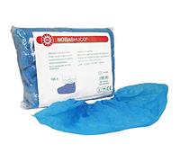 Nobamed NOBASHUCO Couvre-chaussures en film plastique Bleu Lot de 100