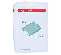 Nobasorb Lot de 25 compresses absorbantes stériles 10 x 10 cm