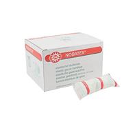 NOBATEX® Lot de 10 bandes de fixation élastiques en film plastique 12 cm