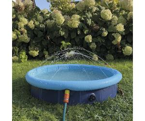 Nobby 2 en 1 piscine splash bleue; L: Ø 160 x 30 / 25 cm