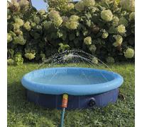 Nobby 2 en 1 Splash-Pool bleu; S: Ø 80 x 20 / 25 cm
