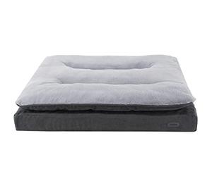 Nobby 61878 Vara Tapis orthopédique rectangulaire Gris Clair 91 x 68 x 12,5 cm