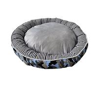 Nobby 62827 Donut Classic Elio Lit Confort Bleu Camouflage Ø 110 x 35 cm
