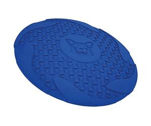 Nobby 63581 Fly-Disc en Caoutchouc Plein Bleu Ø 23 cm