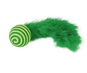 Nobby 66942 Ball avec hochet et Plumes
