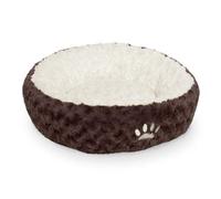 Nobby 71562 Donut Panier Pour Chien/Chat Marron/Blanc 45 Cm