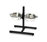 Nobby - 72830 - Support pour gamelles - 2 gamelles 4,5 l / 28 cm incluses