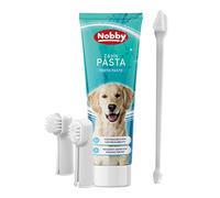 Nobby 74881 Set de brosses à dents avec dentifrice Menthe