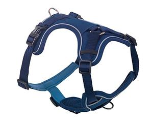 Nobby 80409-06 Harnais de Confort Mailo Bleu Taille L : Poitrine 42-60 cm, Ventre 65-85 cm, Largeur 25 mm