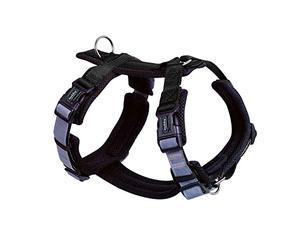 Nobby 80448-05 Daily Walk Comfort Harnais Noir Taille S à M : Tour de Poitrine : 32-36 cm, Ventre : 48-65 cm
