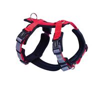 Nobby 80449-01 Daily Walk Comfort Harnais Rouge Taille M : Tour de Poitrine : 36-48 cm, Ventre : 57-76 cm