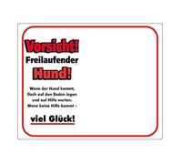 Nobby 93290 d'avertissement Attention freilauf Ender Chien