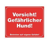 Nobby 93293 d'avertissement Attention dangereuses Chien