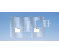 Nobby AF/NK Grille de Cage en Zingué pour Oiseau 70 x 30 cm