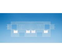 Nobby AF/NK Grille de Cage en Zingué pour Oiseau 80 x 30 cm