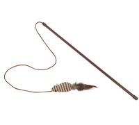 Nobby Angel avec souris à hochet et plumes, bâton 45 cm, souris 7 cm