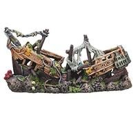 Nobby Aqua Déco Navire de Guerre Décoration pour Aquariophilie 57 x 26 x 29 cm Taille XXL