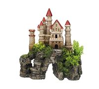 Nobby Aqua Ornaments Château avec Plantes, 20,3 x 9,3 x 21,7 cm, 1 pièce