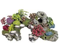 Nobby Aqua Ornaments Corail avec Plantes, 28 x 12 x 13,5 cm, 1 pièce